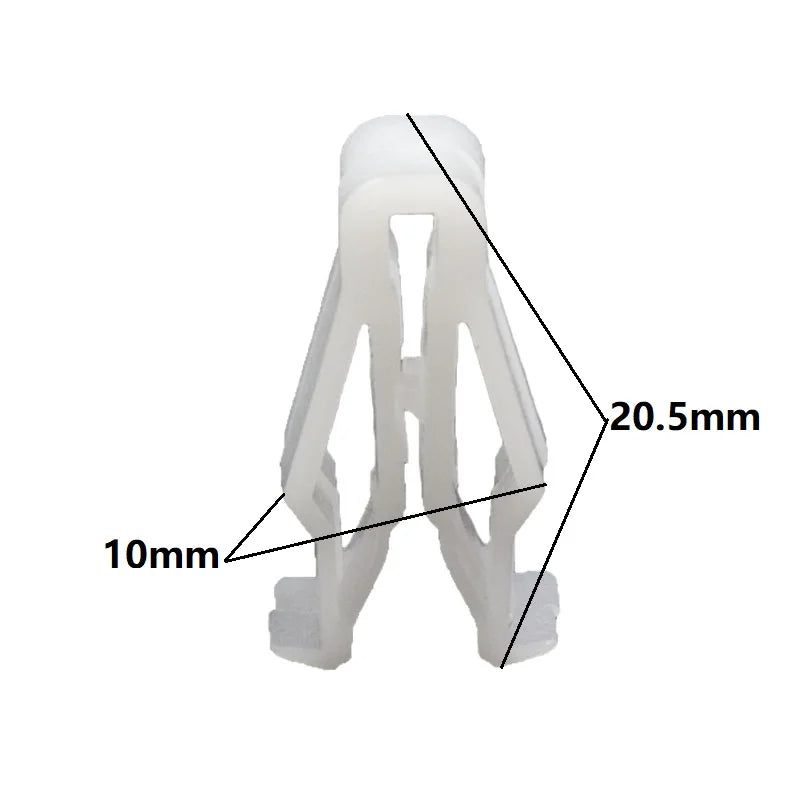 50Pcs Center Console Radio Dash Trim Clips - Bezel & Switch Retainers for Car Audio & Navigation