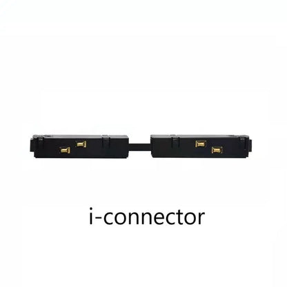 LED Magnetic Track Light Grille, Modern Embedded Flexible Linear Flood Lamp, DC48V Ceiling Spotlight for Indoor Living