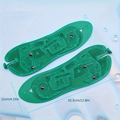 Portable Silicone Acupressure Foot Massage Slippers – Pain Relief & Circulation Boost