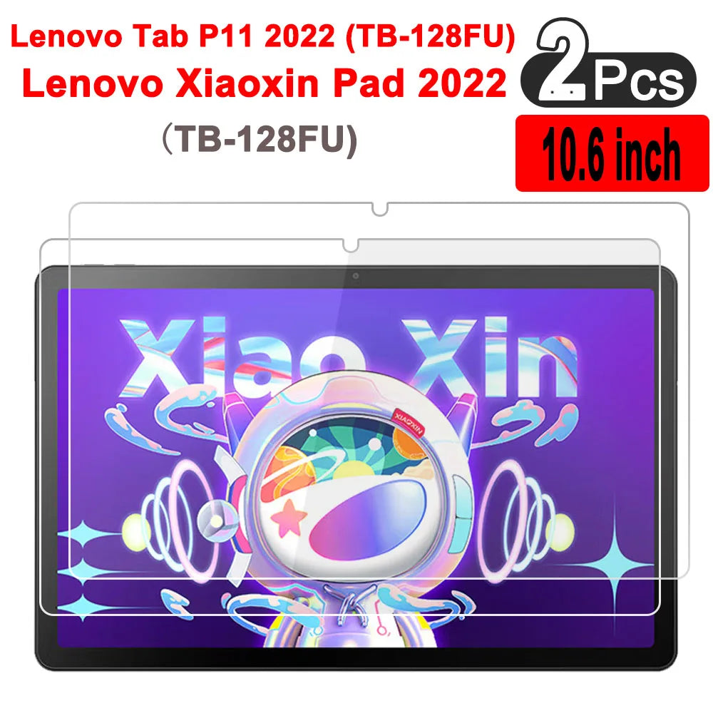 2PCS Tempered Glass Screen Protector for Lenovo Tab P11 Gen 2, M10 FHD Plus, M9, M8, M7, Legion Y700, Xiaoxin Pad 2024, YOGA 11