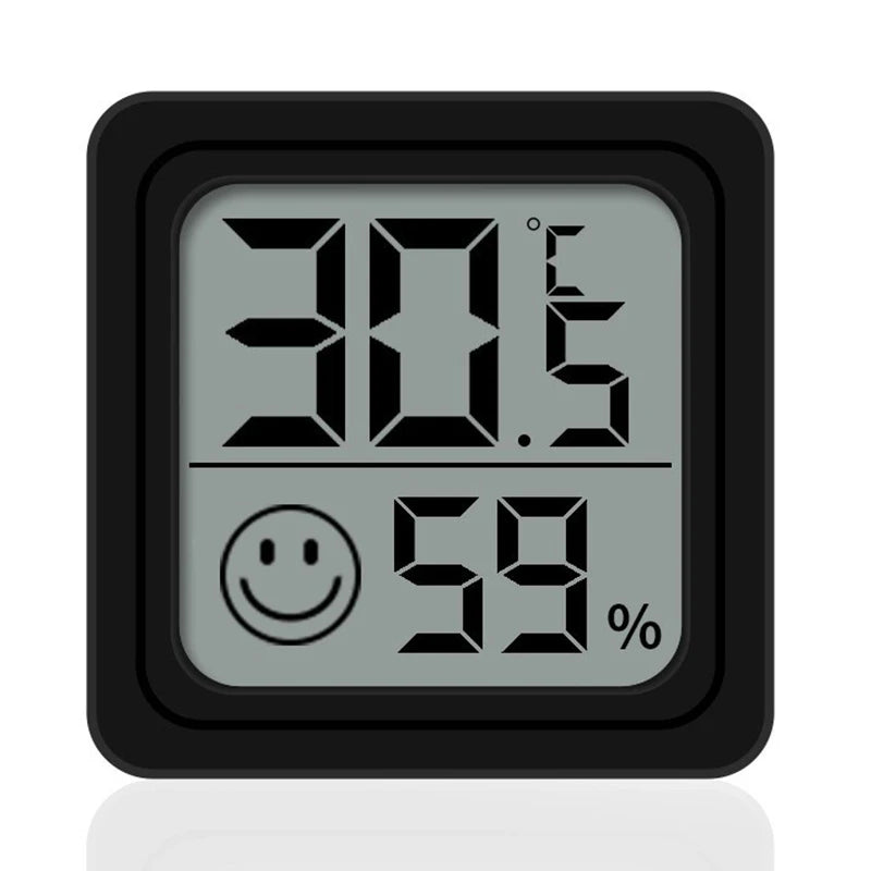 LCD Digital Thermometer Hygrometer - Indoor Temperature & Humidity Monitor Sensor Gauge for Home