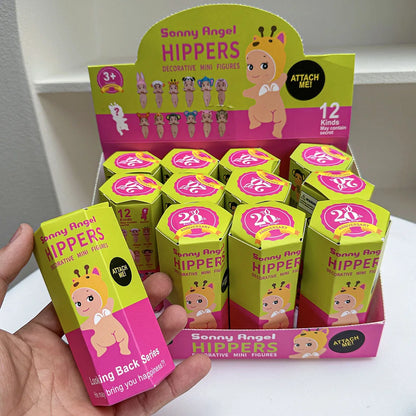 12PCS Surprise Blind Box Cartoon Character Dolls – Cute Model Toy Figures for Mobile, Car & Desktop Decoration Gift