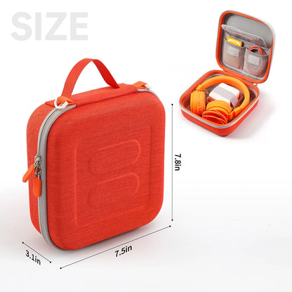 Hard Carrying Case for Yoto Mini Player — Kids Music Player Storage Bag with Large Card Holder