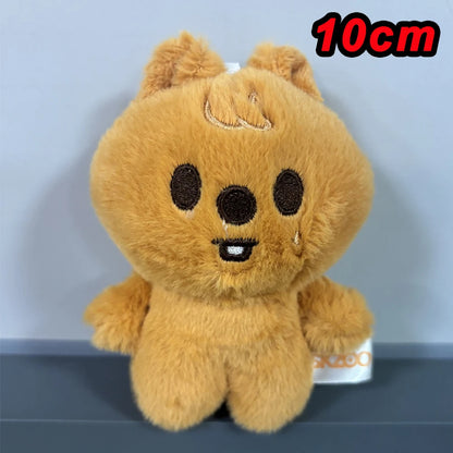 310style Skzoo Plush Pencil Case – Kawaii Kpop Stray Wolf Stuffed Animal Toy, Cartoon Plush Doll for Kids Gift