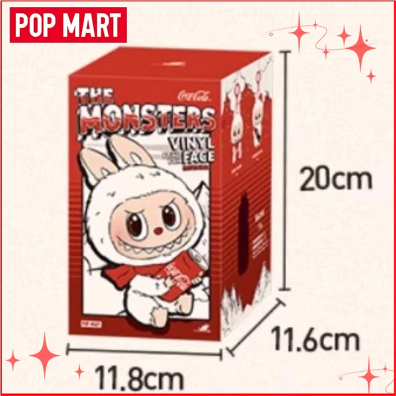 Genuine POP MART Labubu Vinyl Plush Pendant — Macarons “Have A Seat” & Coca Cola Series Blind Box Toys V1-V3