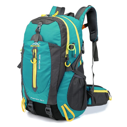 40L Water-Resistant Travel Backpack — Camping, Hiking, Trekking & Climbing Daypack with Laptop Compartment for Men & Women