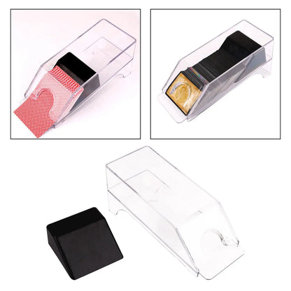 Acrylic Card Dispenser Dealing Shoe – Perfect for Home, Living Rooms & Offices
