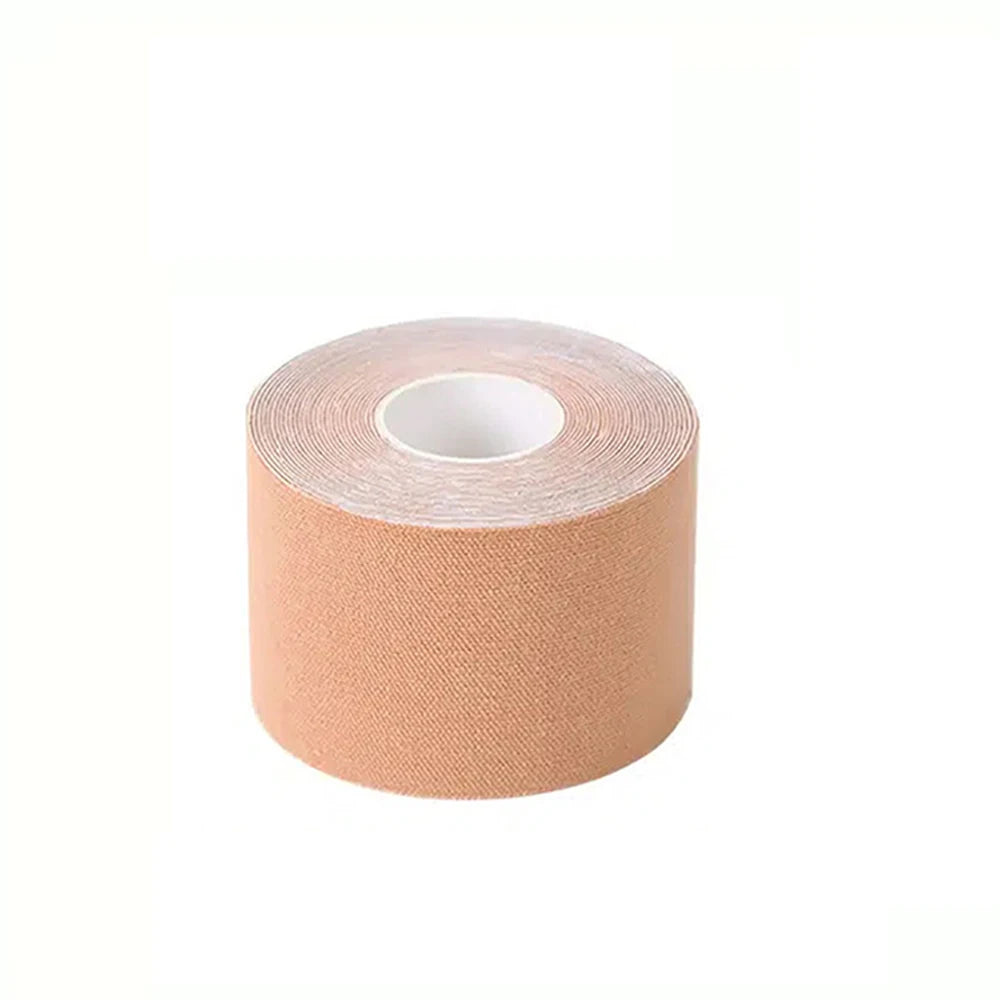 Elastic Breast Lifting Tape — Skin Tone, Invisible, Breathable, Anti-Sagging Tape for Strapless Support