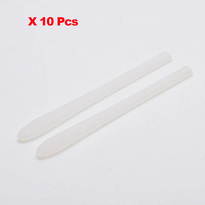 10pcs Silicone Eyeglass Temple Tips - Replacement Ear Socks Sleeves for Thin Metal Glasses Legs & Eyewear Accessories