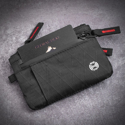 EDC RFID Anti-Theft Wallet - Ultra-Thin Unisex Zipper Coin Purse & Multi-Compartment Card Holder