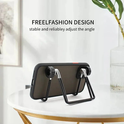 Portable Metal Tablet and Phone Stand - Foldable Desk Mount, Flexible for iPad, iPhone, Samsung, Huawei - Universal for Work, Home and Travel