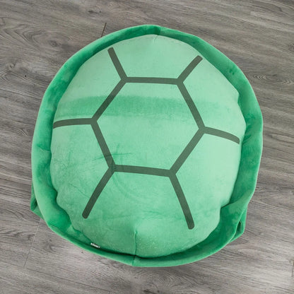 80/100CM Big Turtle Shell Plush — Wearable Stuffed Pillow Sleeping Bag, Funny Soft Cushion Gift