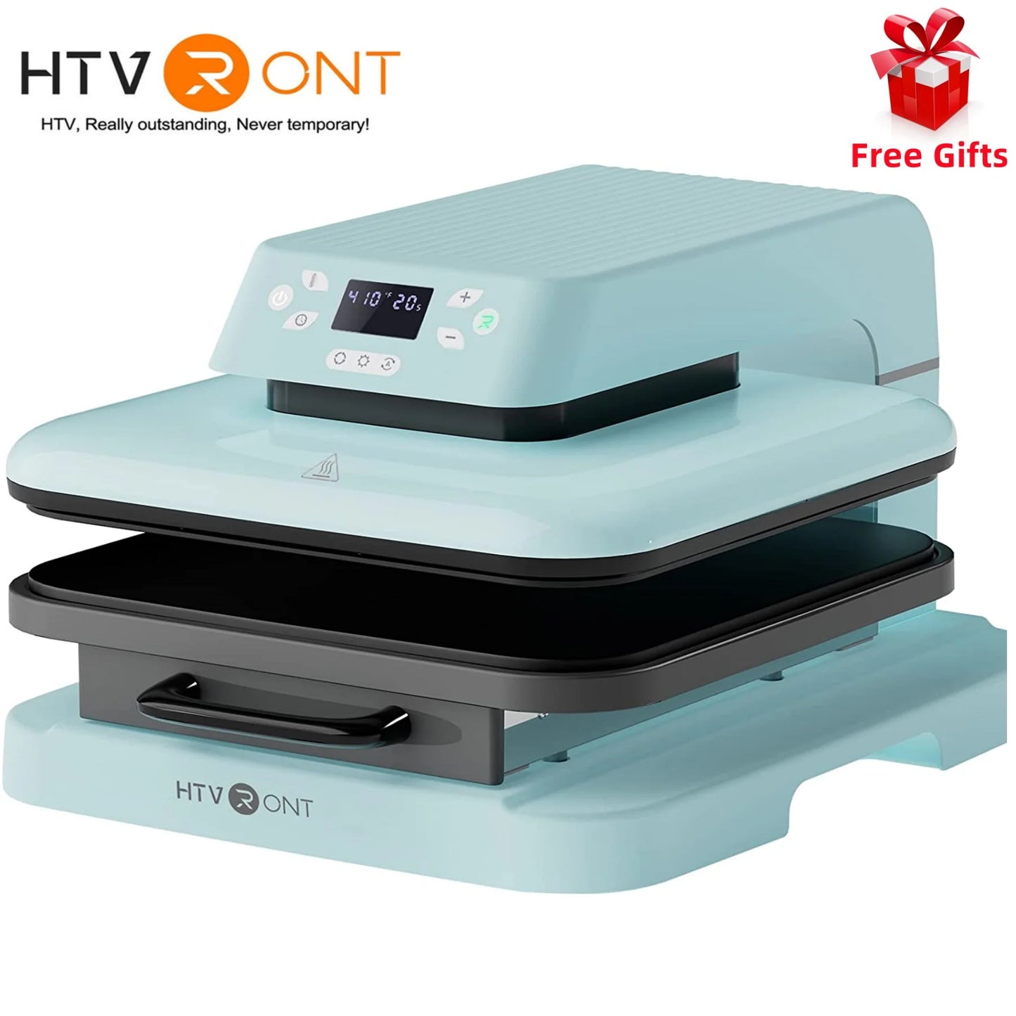 HTVRONT 15x15" Auto Heat Press Machine – 1500W with Automatic Pressure for DIY Iron-On HTV Vinyl & Sublimation on T-Shirts, Bags, Fabrics