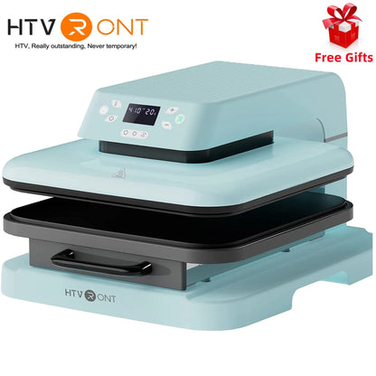 HTVRONT 15x15" Auto Heat Press Machine – 1500W with Automatic Pressure for DIY Iron-On HTV Vinyl & Sublimation on T-Shirts, Bags, Fabrics