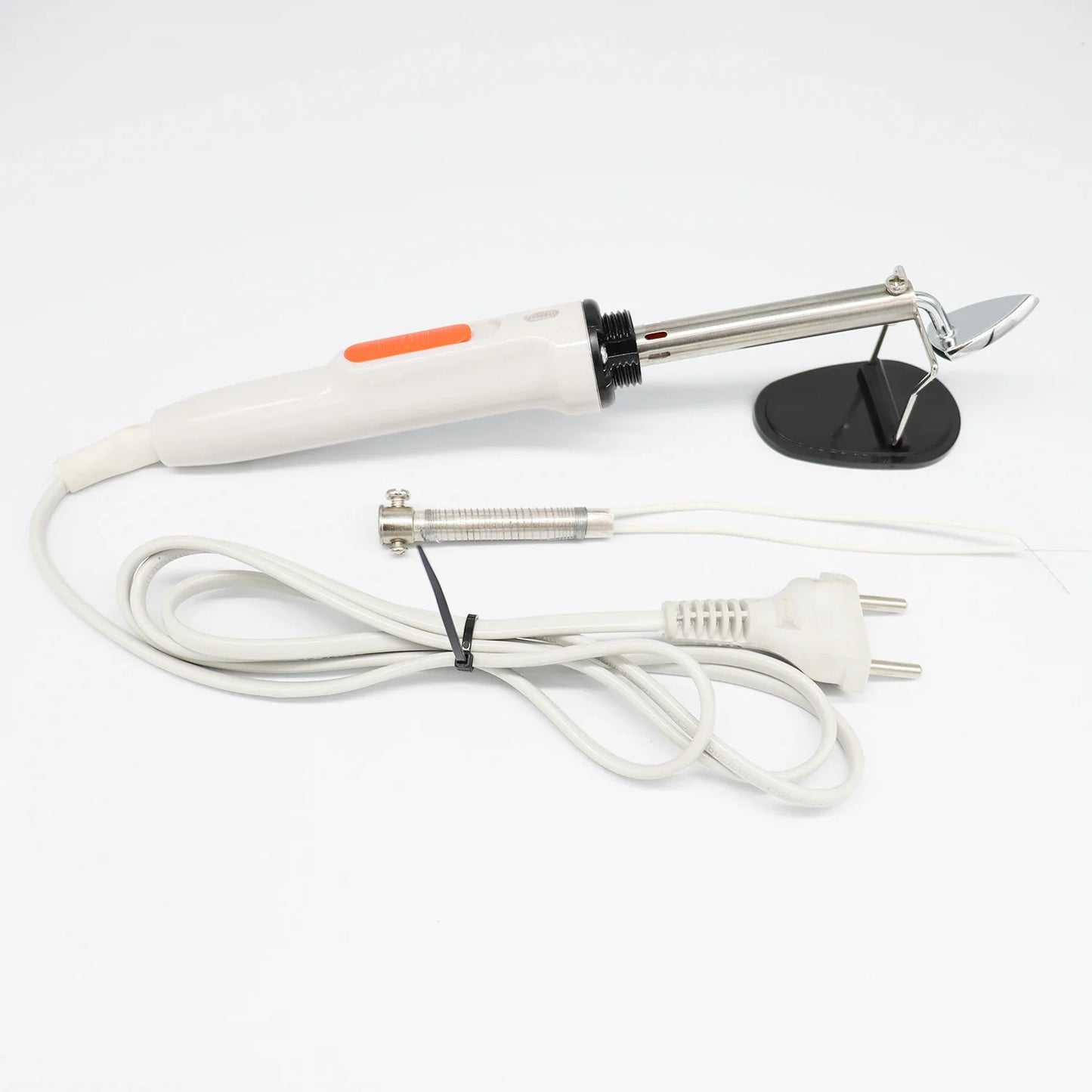 40W Mini Electric Soldering Iron — Adjustable 130/250°C Quick-Heating Tool for Household, Leather, Clothing & Wrinkle Removal