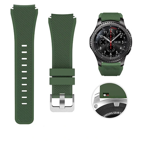 22mm Silicone Watch Strap for CMF Watch Series - Replacement Sport Band for CMF Watch 3 Pro, Watch Pro 2 and Compatible Models