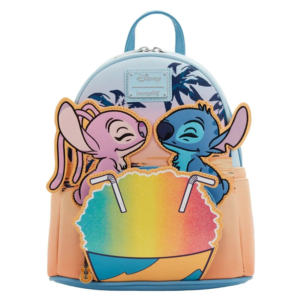 Disney Inside Out Sadness Mini Backpack – PU Leather Cartoon Rucksack for Girls, Cute Cosplay Storage Bag