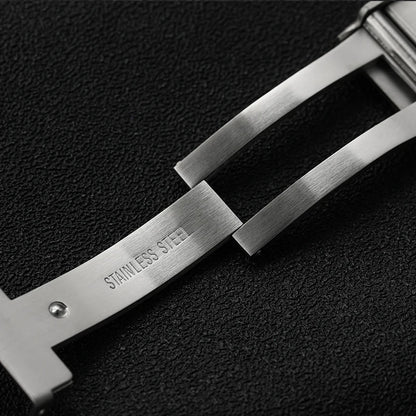 Watchdives Stainless Steel Watch Clasp – 16mm/18mm/20mm/22mm Folding Safety Milled Deployant Replacement Buckle