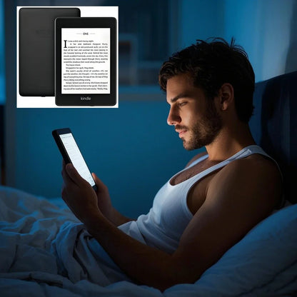 Used Kindle Paperwhite 7th/6th Gen – 6" E-Ink E-book Reader with Built-in Light, Good Condition for Kindle & Kobo