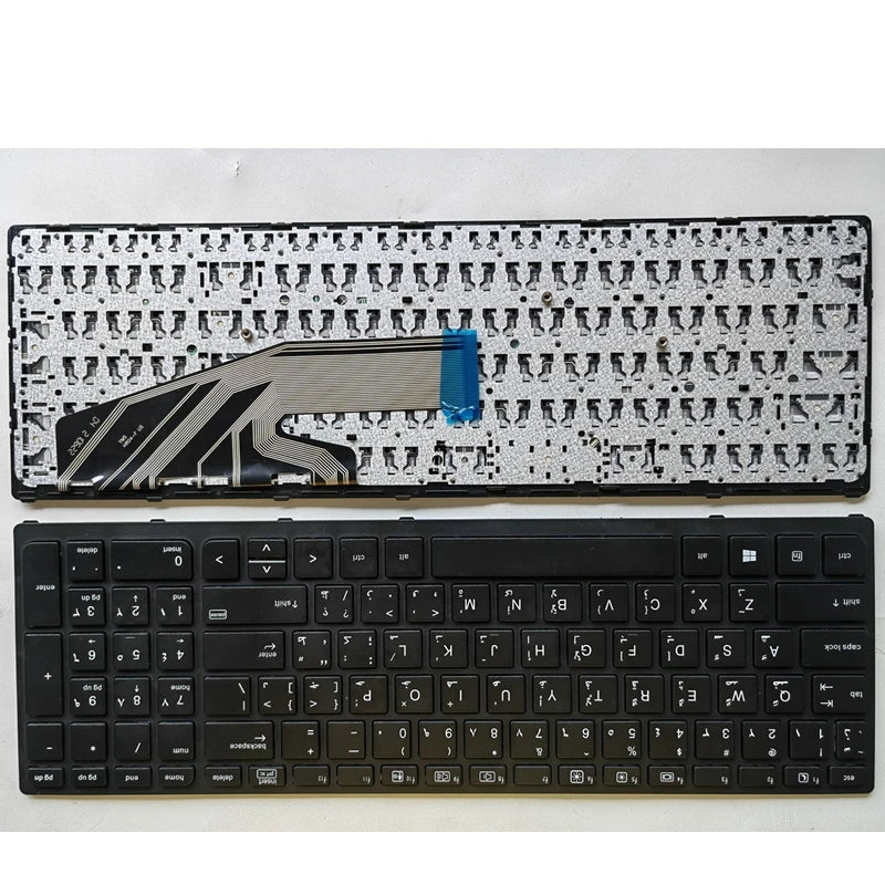 HP ZBook 15 G3/G4 & 17 G3/G4 Backlit Replacement Keyboard – AR/RU/US Layout with Frame (9Z.NCGBC.001 NSK-C87C-01) for Laptop Repair and Upgrade