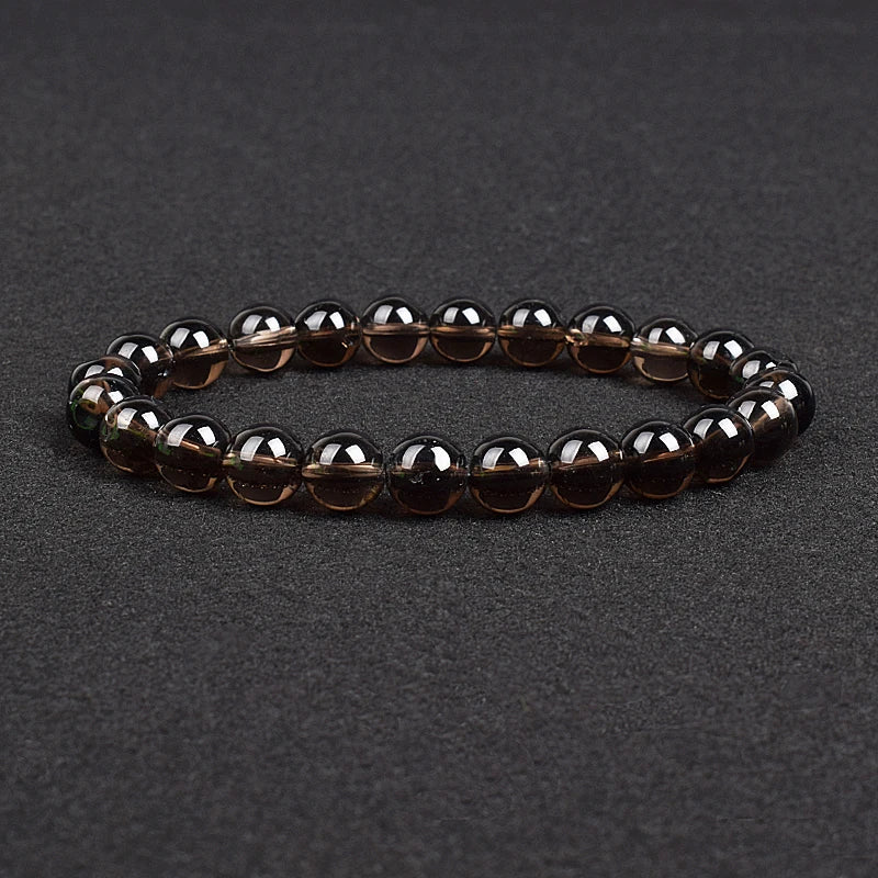 Genuine Natural Stone Beaded Bracelet – Apatite, Lapis Lazuli, Agate & Tiger Eye High Quality Crystal Gem Jewelry Bangle for Men & Women
