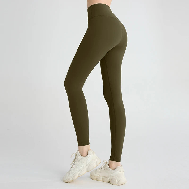 Naked Feeling Yoga Leggings for Women – High-Waisted Hip Lifting Fitness, Running & Cycling Pants