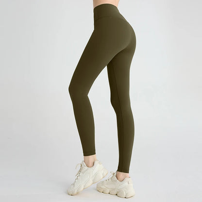 Naked Feeling Yoga Leggings for Women – High-Waisted Hip Lifting Fitness, Running & Cycling Pants