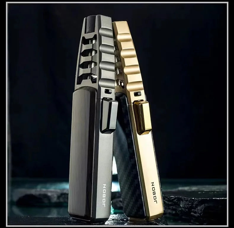 New JOBON Windproof Pen Jet Butane Lighter — Metal Airbrush Torch for Cigar, BBQ & Kitchen