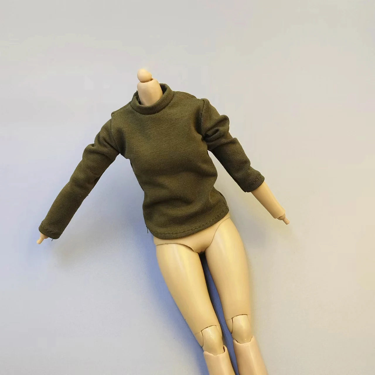 1/6 Scale Black T-Shirt for 12" (30cm) Action Figures — Male & Female DIY Model Accessories