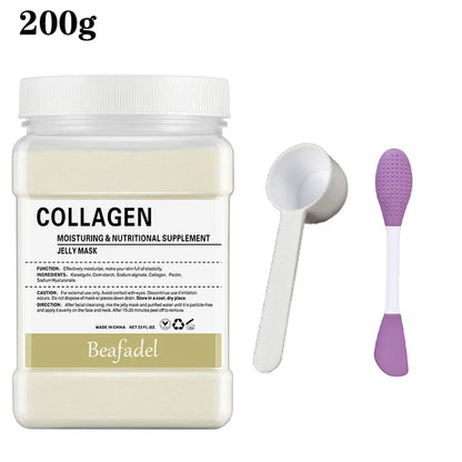 650g/200g Soft Hydro Jelly Mask Powder – DIY Hydrojelly Peel Off Masks with Hyaluronic Acid & Rose for Facial Skin Care