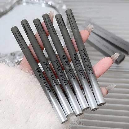 Sexy Rose Red Matte Eyeliner Pencil — Waterproof, Easy-to-Color Wine Red Eye Makeup Cosmetics (1pc)
