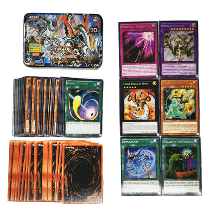 Yu-Gi-Oh! Kaiba Pack 3 Card Deck - English TCG Holographic Blue-Eyes White Dragon Cards with Tin Box