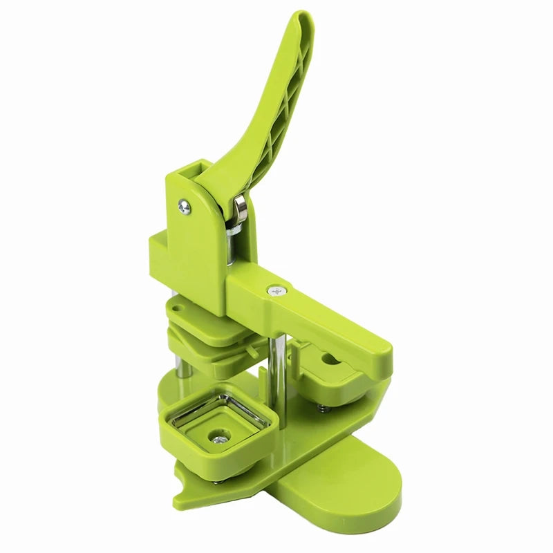 50x50mm Square Badge Press Machine - Rotating Manual for Refrigerator Magnets, Business Gifts, Home & Office Use