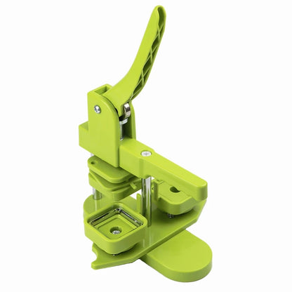 50x50mm Square Badge Press Machine - Rotating Manual for Refrigerator Magnets, Business Gifts, Home & Office Use