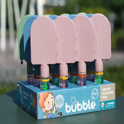 Kids Bubble Wand Set - Multi-Style Manual Bubble Blowing Toys for Outdoor Play and Parent-Child Activities