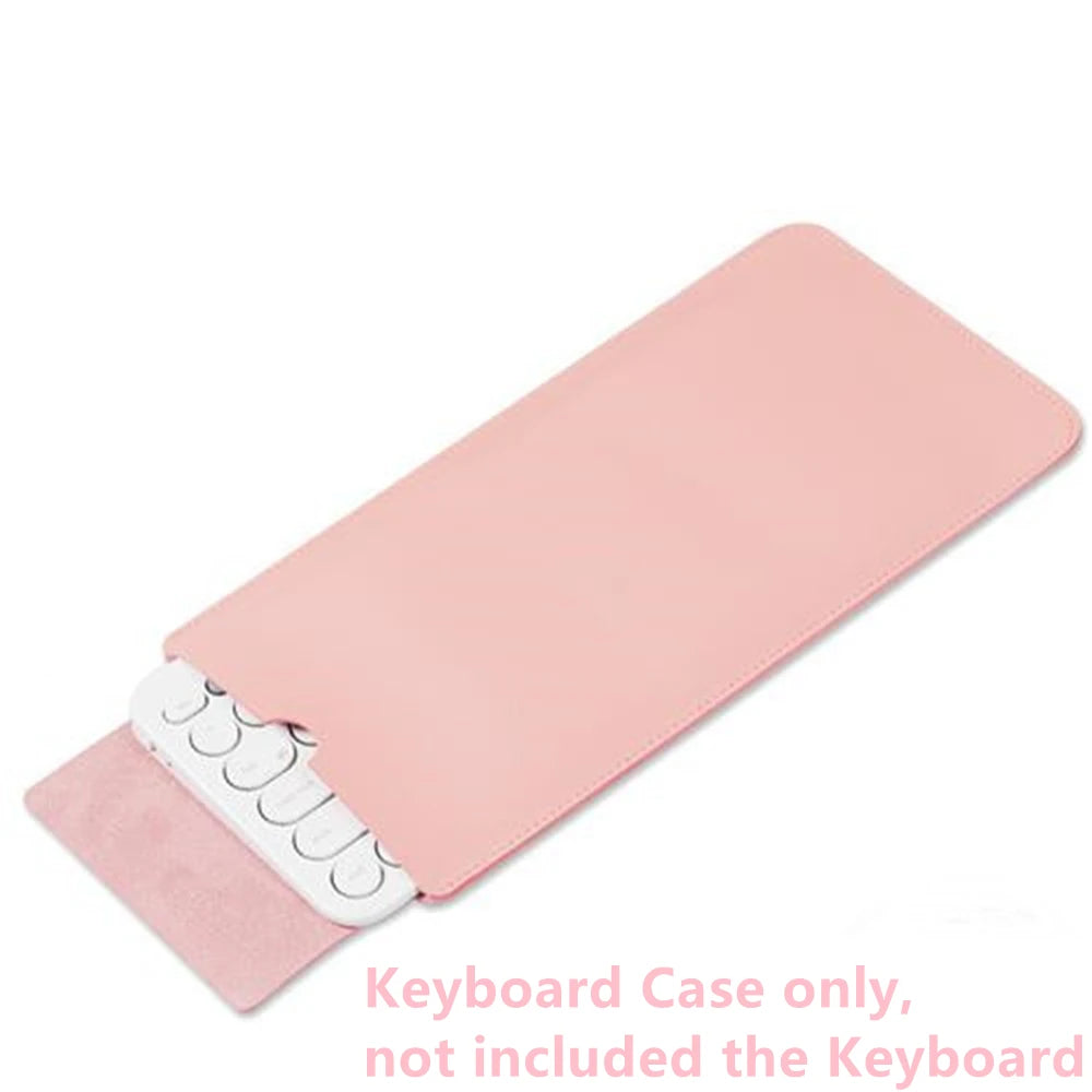 Logitech K380 PU Leather Keyboard Case - Wireless Keyboard Storage Bag and Dust Cover