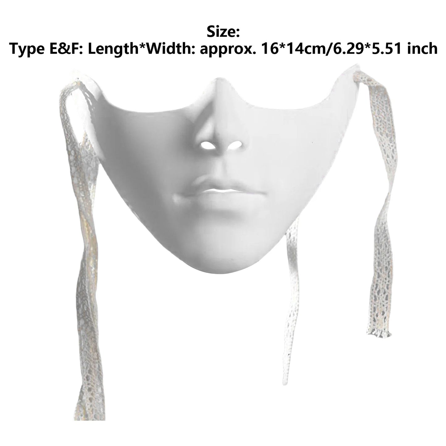 Cyberpunk Mechanical Half Face Mask — Technological Wings Mask for Men & Women, Halloween, Carnival, Dress-Up Props