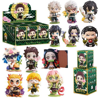 Demon Slayer Tanjiro & Nezuko Figure Blind Box – Anime Cartoon Statue Model Ornament, Creative Surprise Gift