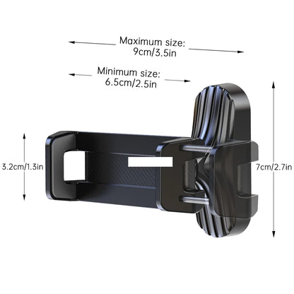 LRBH Magnetic Phone Holder - 360° Adjustable Retractable Clamp for Gym, Kitchen & Work