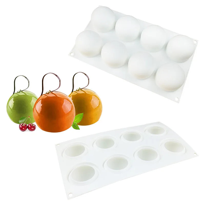 Meibum Marine Theme Silicone Cake Molds – Shell & Pearl Design, Food-Grade Baking & Cake Decorating Tools