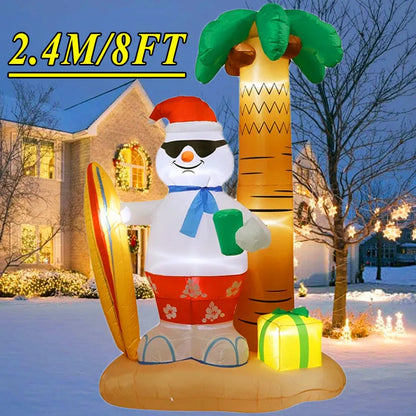 Christmas Inflatable Decoration – LED Light Toy Ornament for Xmas Party, New Year, Indoor and Outdoor Garden Decor