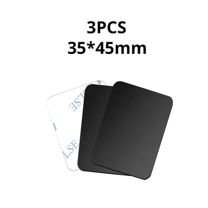 Universal Metal Plate Kit for Magnetic Car Mount – Adhesive Mobile Phone Holder Replacement for Xiaomi and All Smartphones