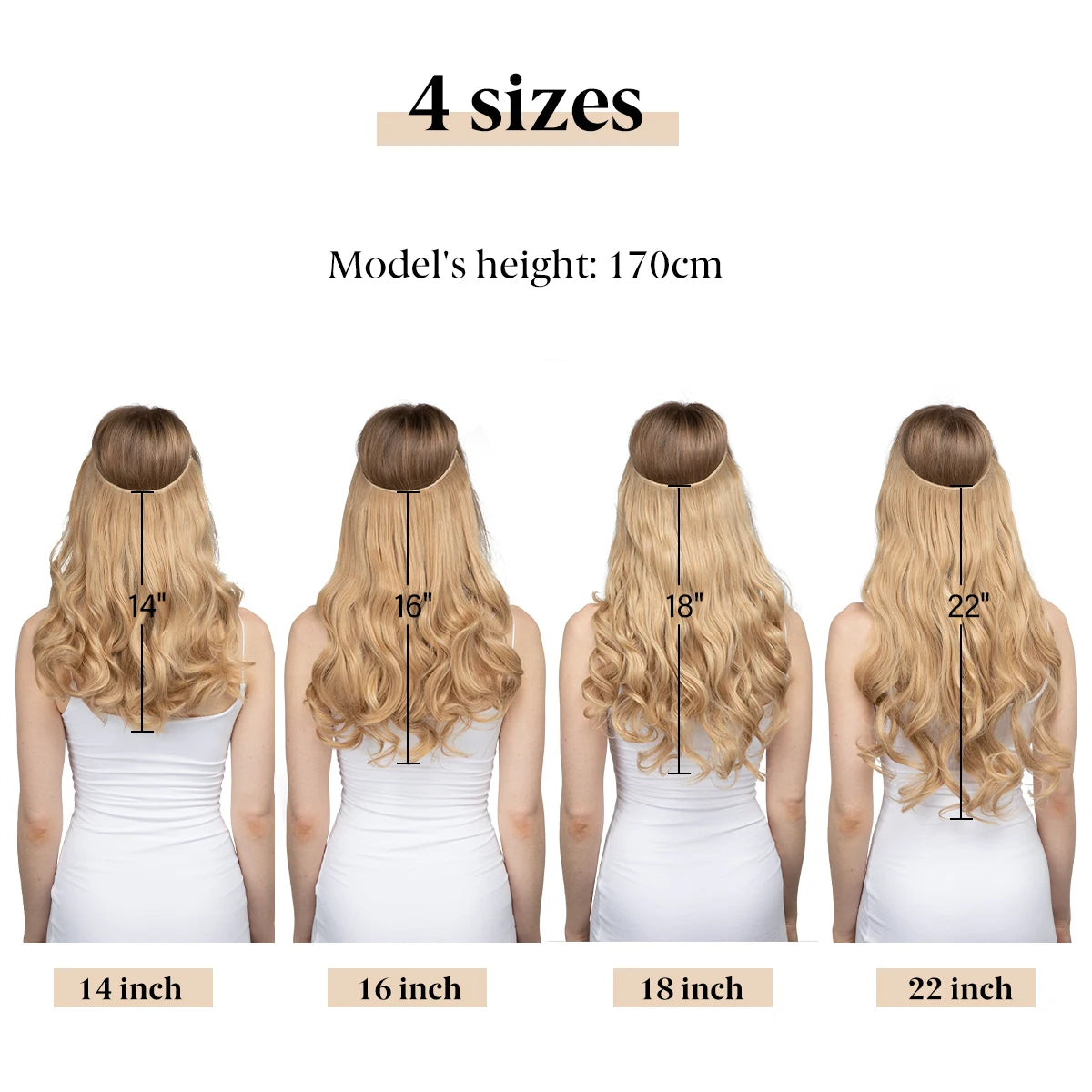 Synthetic Ombre Hair Extension - One Piece Invisible Wire Long Wavy Clipless False Hairpiece Black Blonde Pink