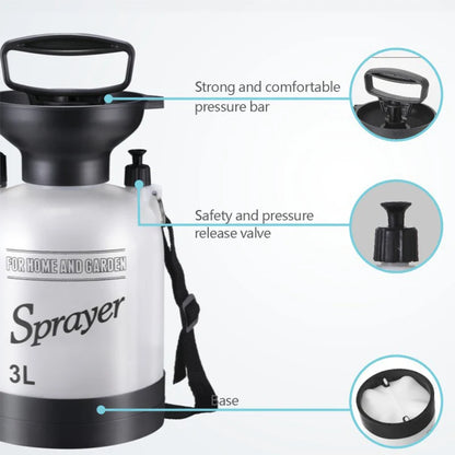 Portable Outdoor Camping Shower – 3/5/8L Manual Pump with 3m Hose for Pet Bath & Car Wash