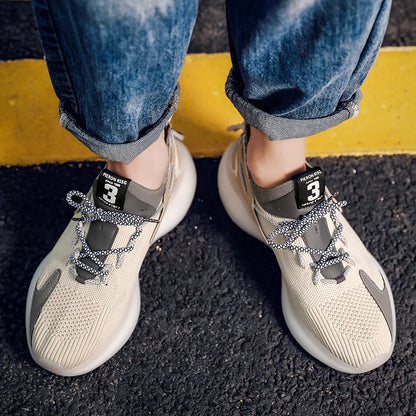Summer Oversized Mesh Coconut Shoes - Lightweight Comfortable Sports Running Shoes for Men, Large Sizes up to 46
