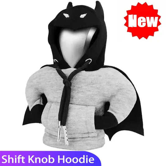2024 Bat Shift Lever Hoodie – Car Gearshift Cover Sweatshirt with Gear Knob Design