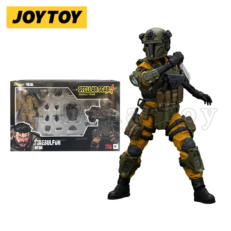 JOYTOY 1/18 Dark Source Stellar Scar Assault Team Action Figure – Anime Military Model Collectible