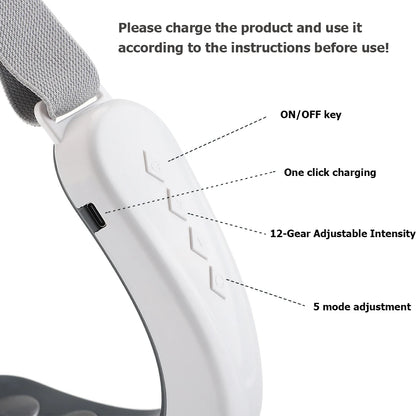 Electric Face Massager Set – 5 Modes, 12 Intensity Levels for Daily Facial Care