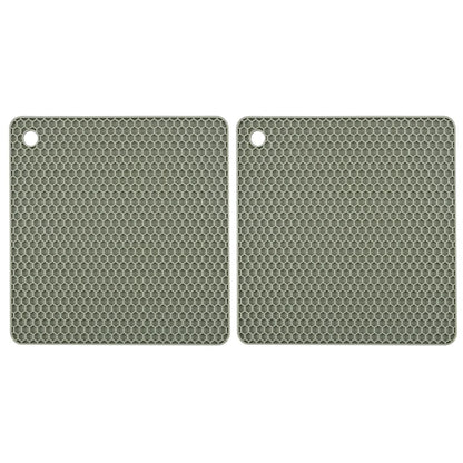 2/4 PCS Multifunction Heat Resistant Silicone Mats – Nonslip Drink Coasters, Pot Holders & Kitchen Placemats