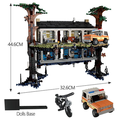 HOT TOY 2499Pcs Stranger Things The Upside Down Building Blocks – Compatible 75810 Model Kit for Kids & Adults